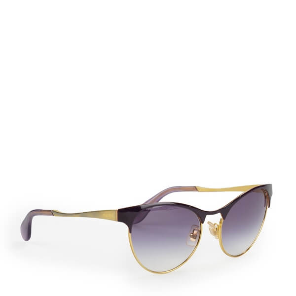 Miu Miu - Purple Cat Eye Sunglasses